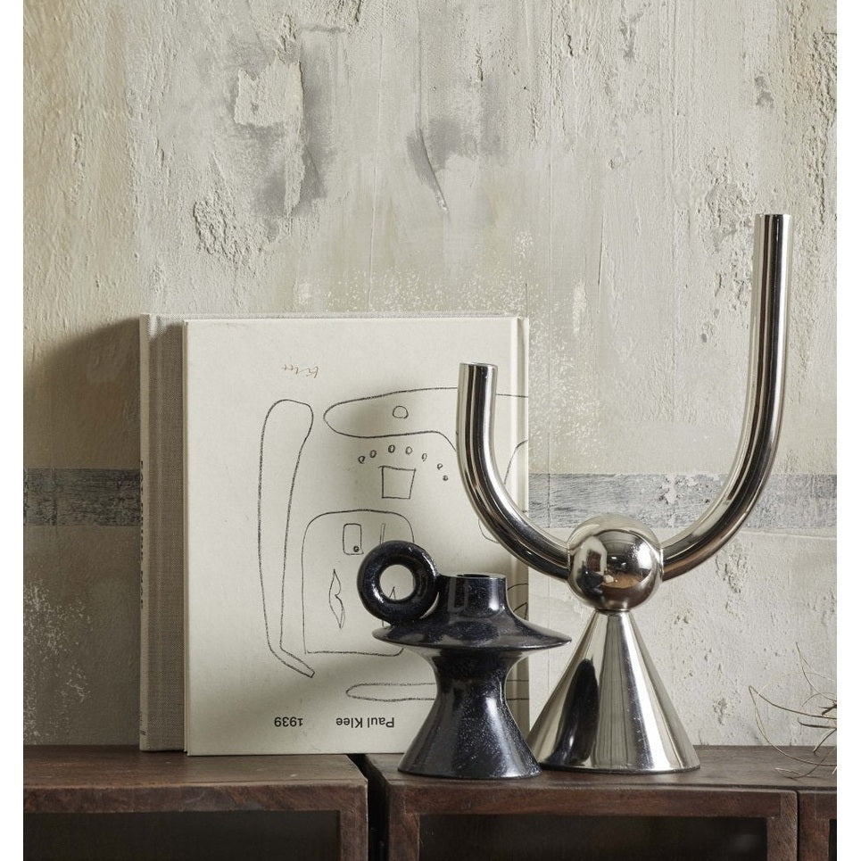 Corfu lysestasjon - krom Nordal CANDLEHOLD