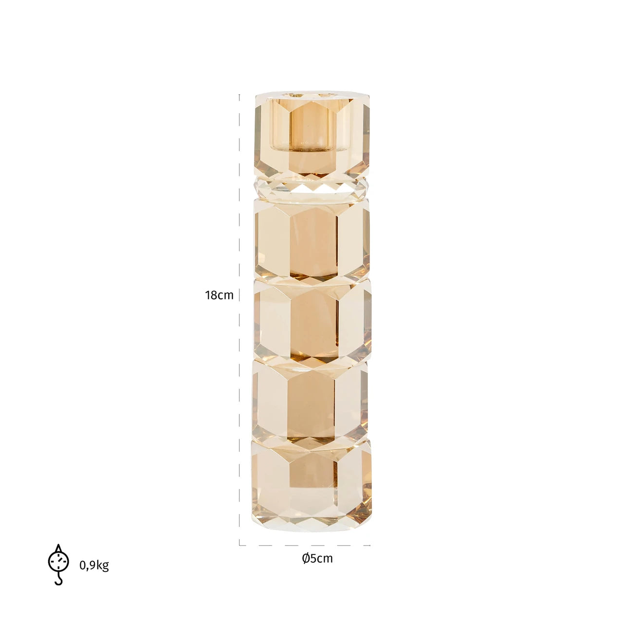 Lysestake Zofia ravfarget Richmond Interiors Lysestake