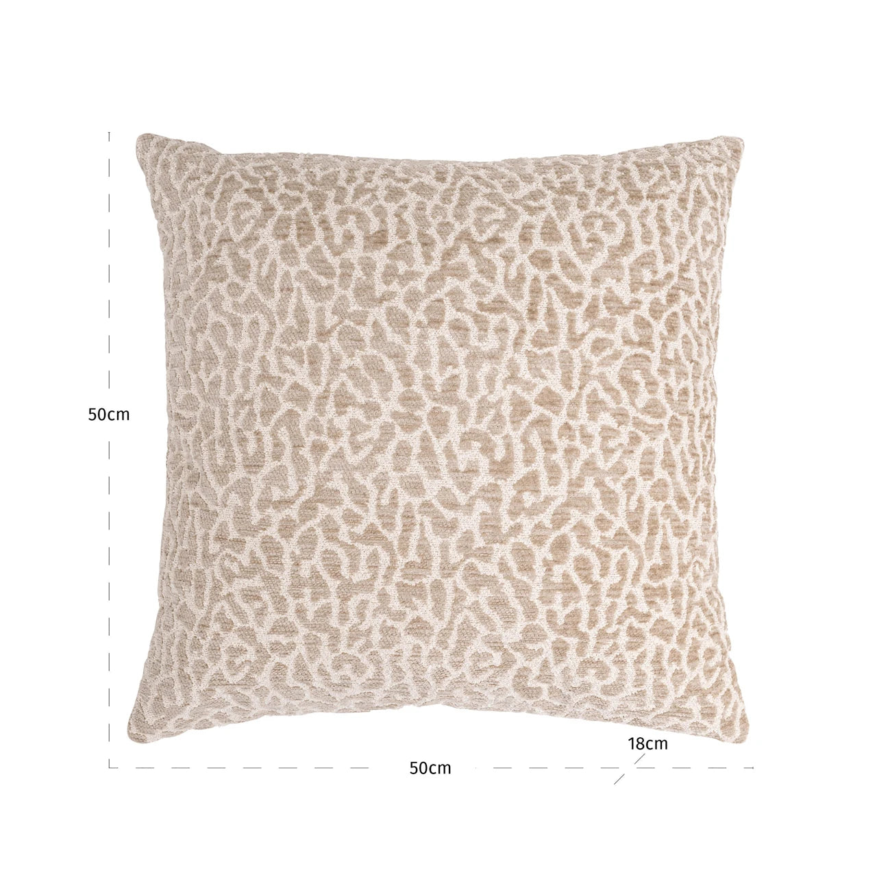 Pute Noa beige leopard Richmond Interiors Pute