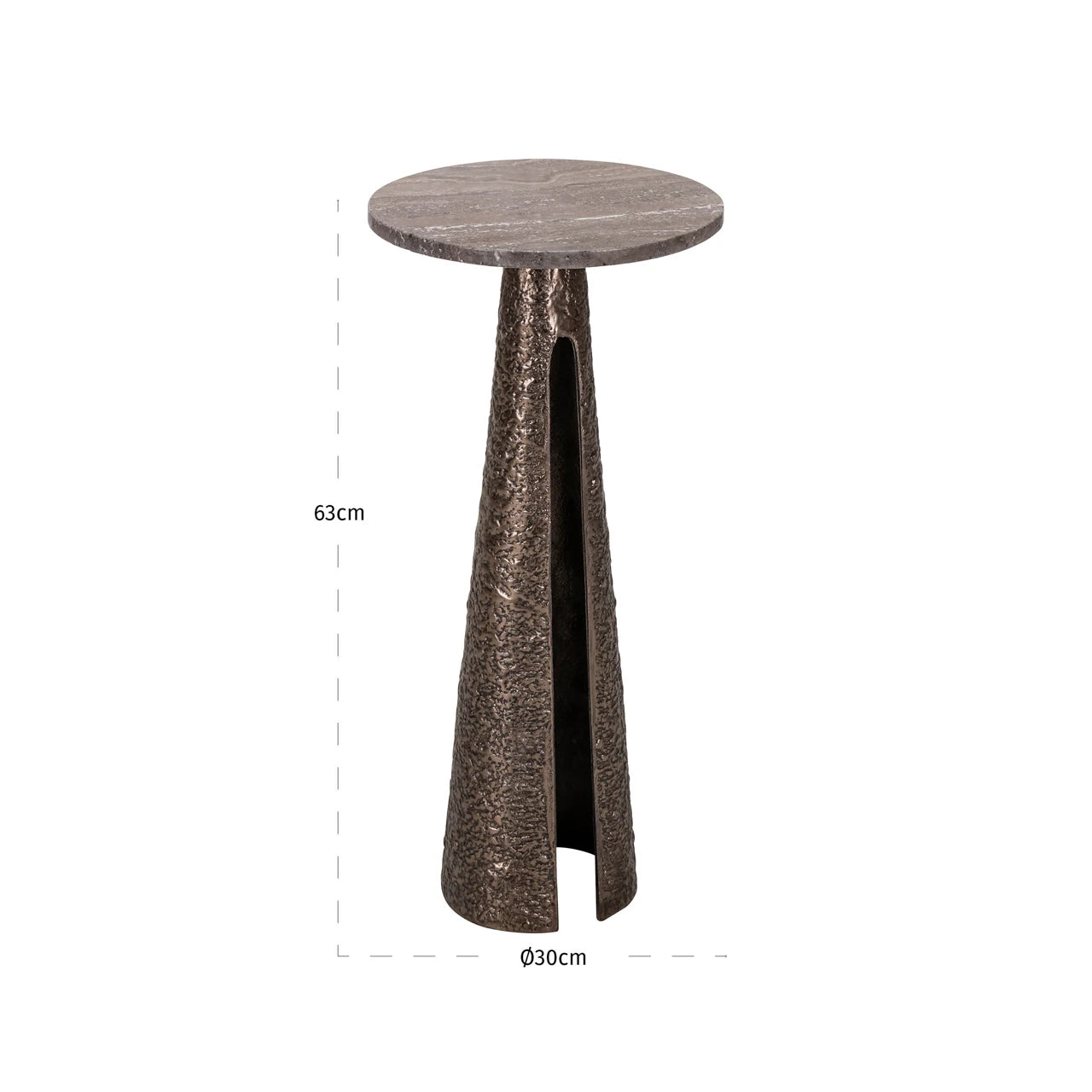End table Eldora bronze 30Ø Richmond Interiors Sidebord