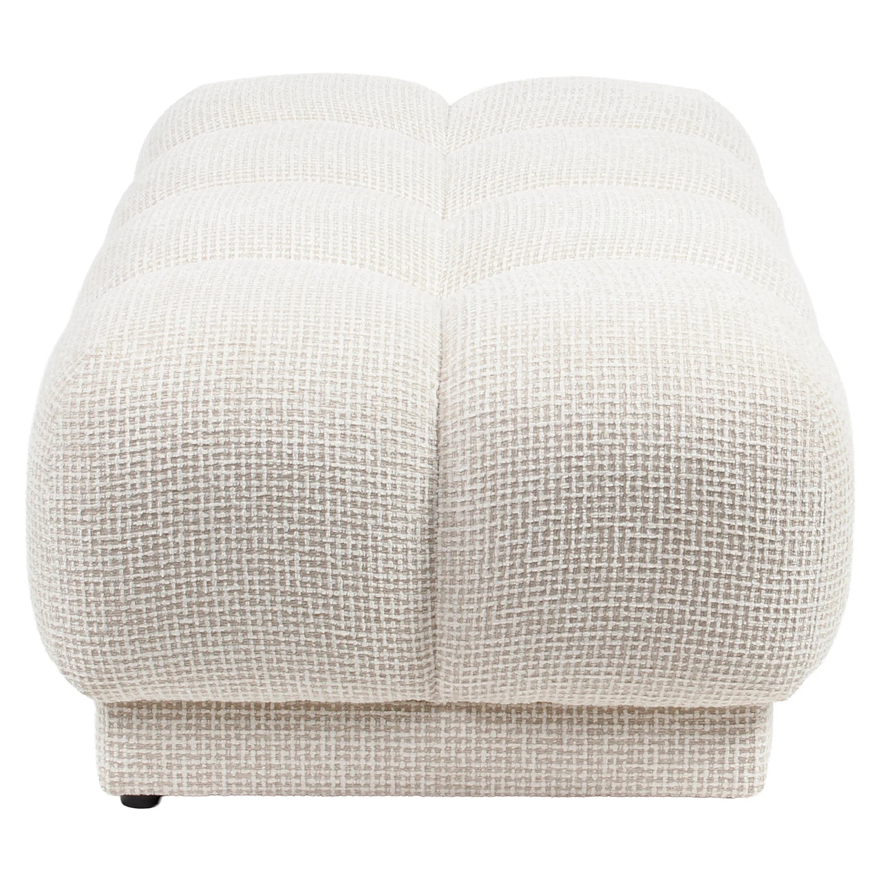 Pouffe & fotskammel Noah beige blokkvev Richmond Interiors Pall