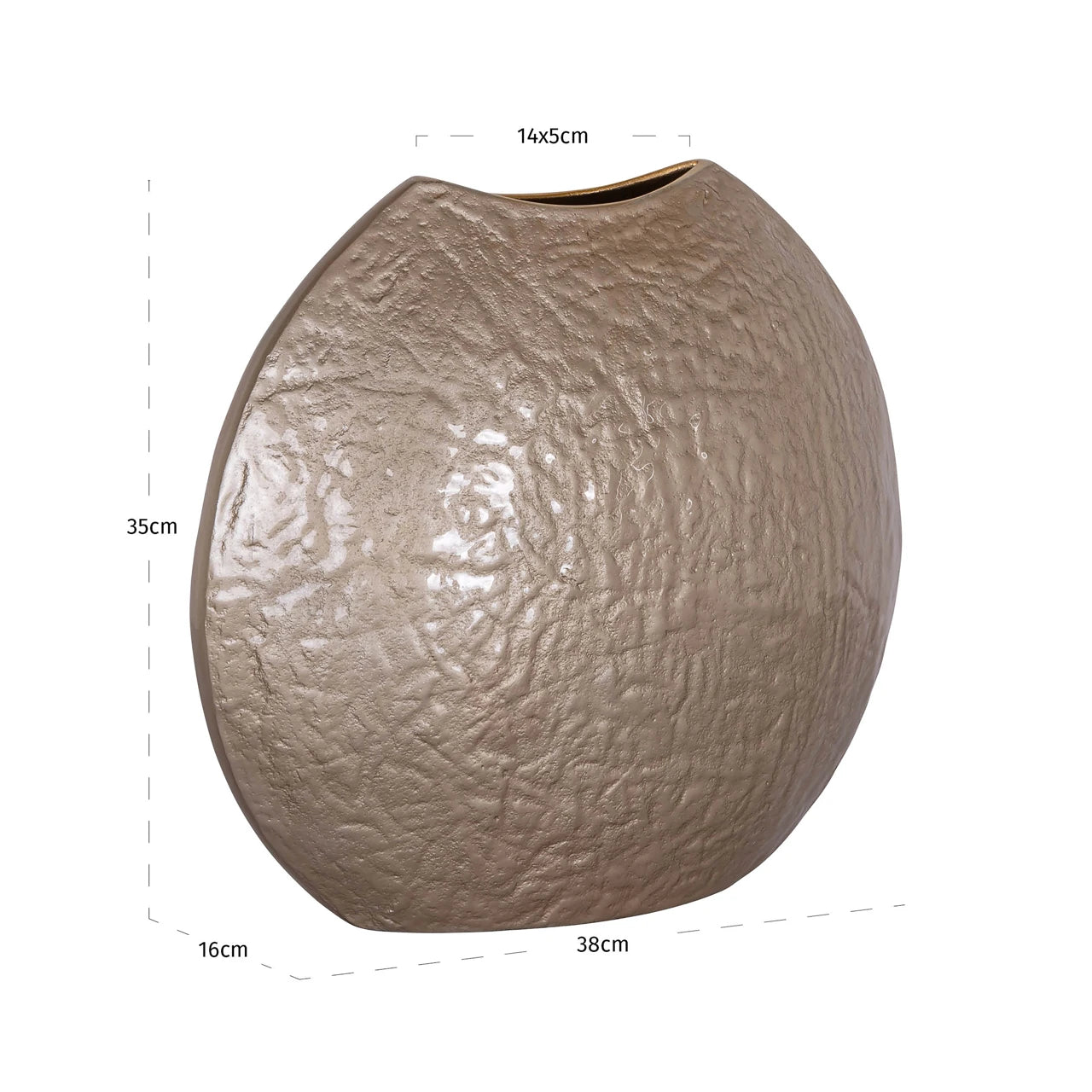 Vase Jaya beige Richmond Interiors Vase