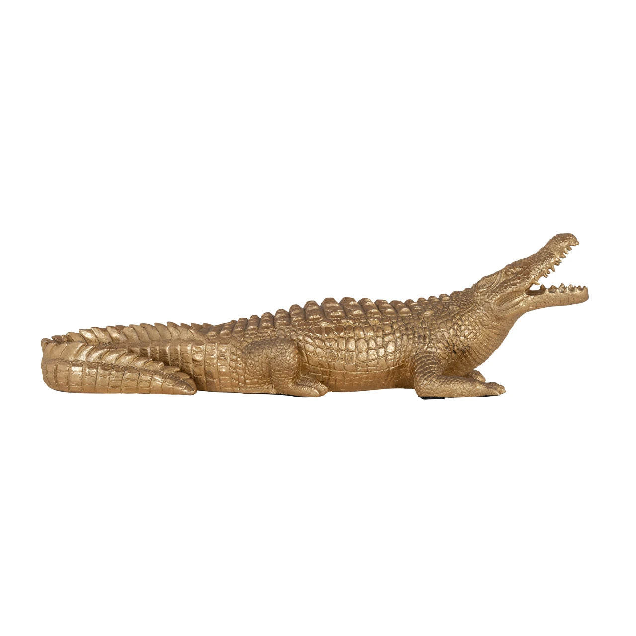 Dekorativ gjenstand Crocodile gull Richmond Interiors Pynteartikler