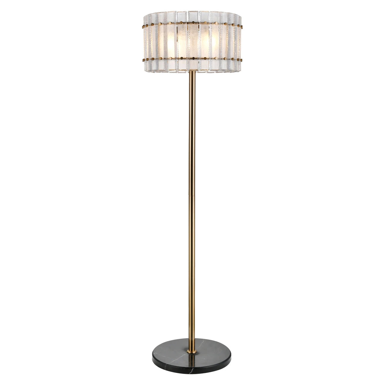 gulvlampe Feline messing antikk Richmond Interiors Gulvlampe
