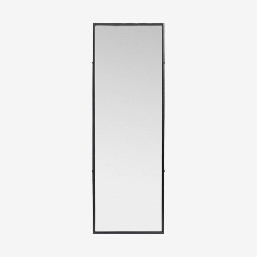 DOWNTOWN speil med jernramme - h150 cm - svart Nordal MIRRORS