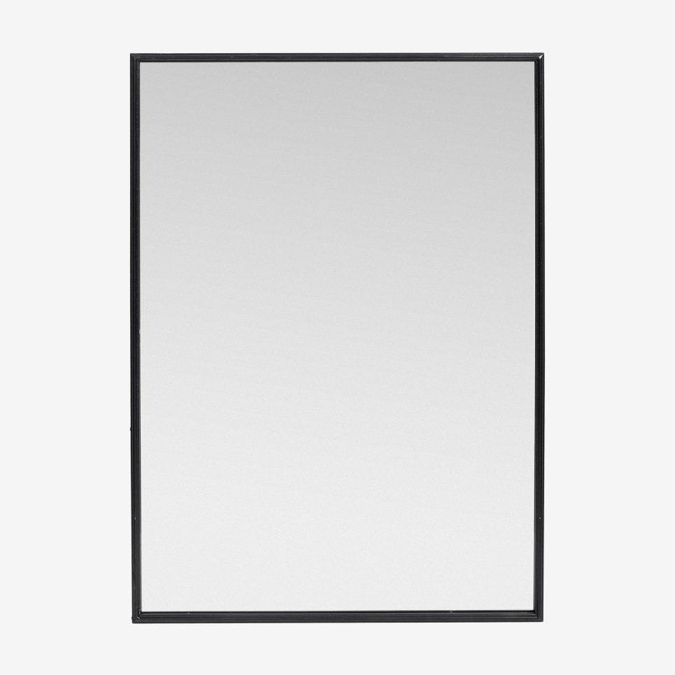 DOWNTOWN speil med jernramme - h80 cm - svart Nordal MIRRORS