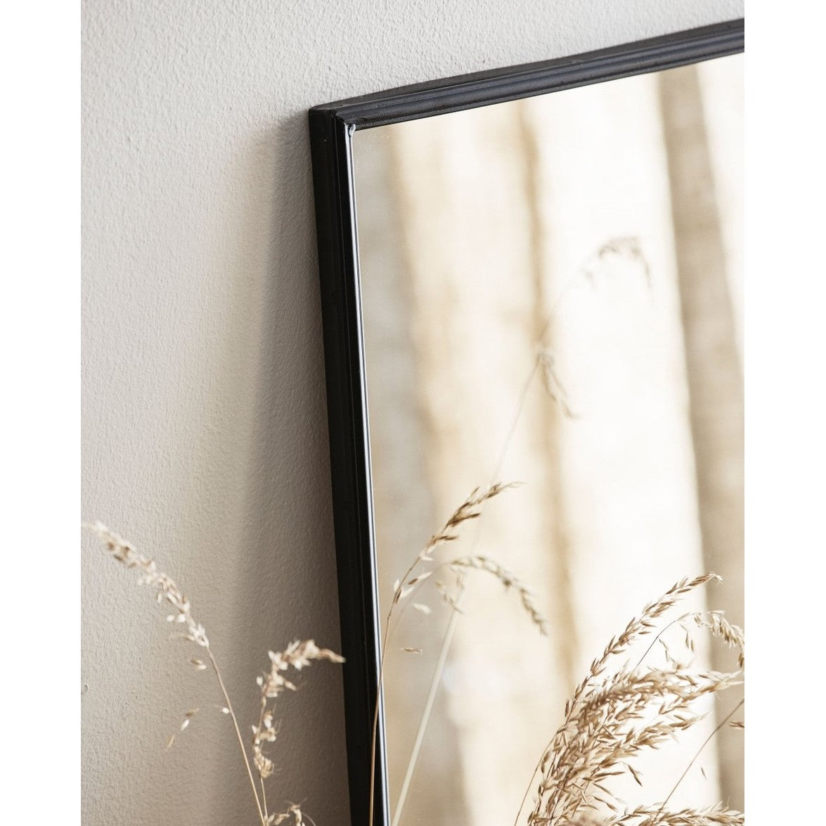 DOWNTOWN speil med jernramme - h80 cm - svart Nordal MIRRORS