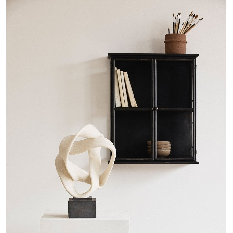 DOWNTOWN veggkasse av jern - 81x54 - sort Nordal WALL/ DISP