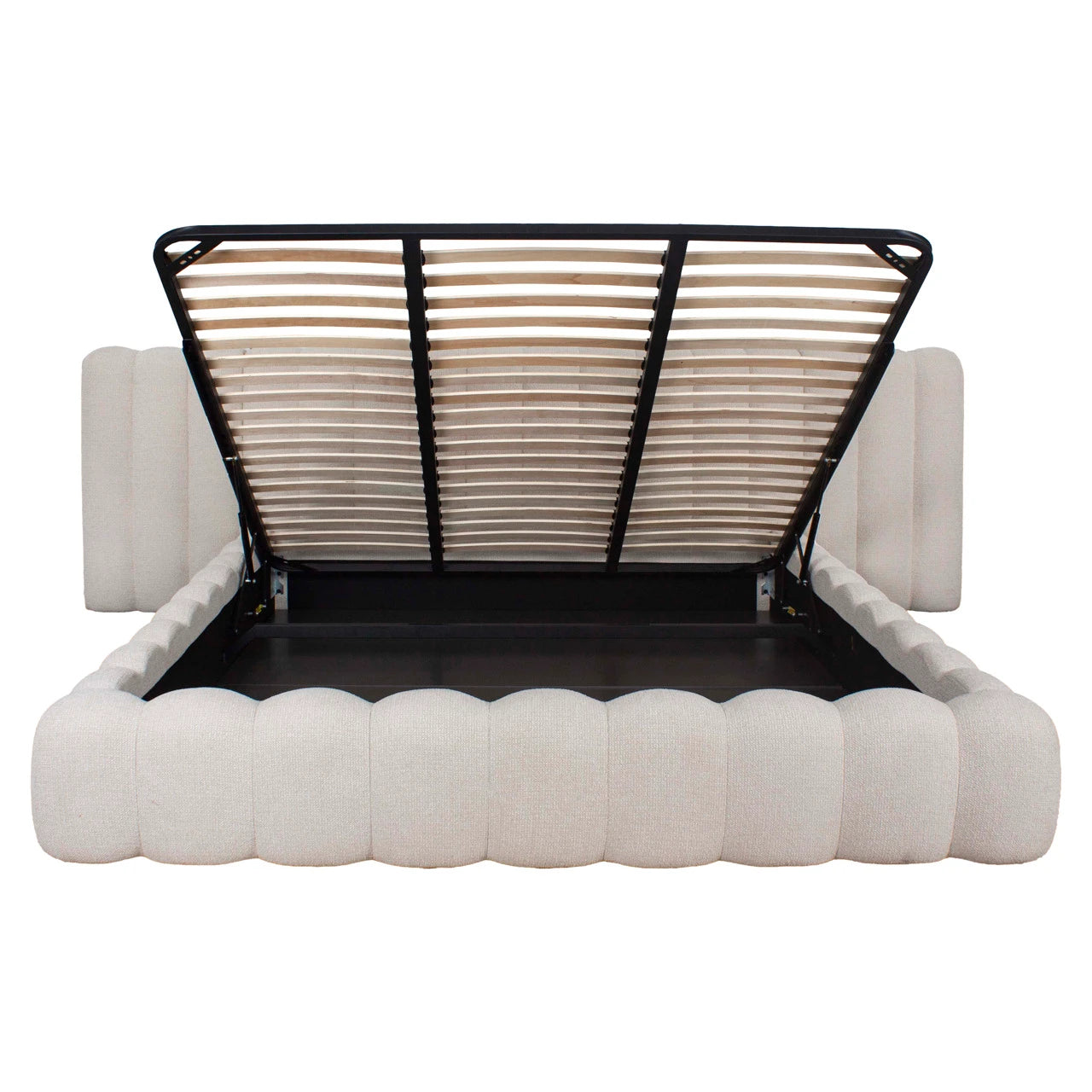 Bed Cupidon cream fancy 180x210 madrassstørrelse med oppbevaring Richmond Interiors Seng