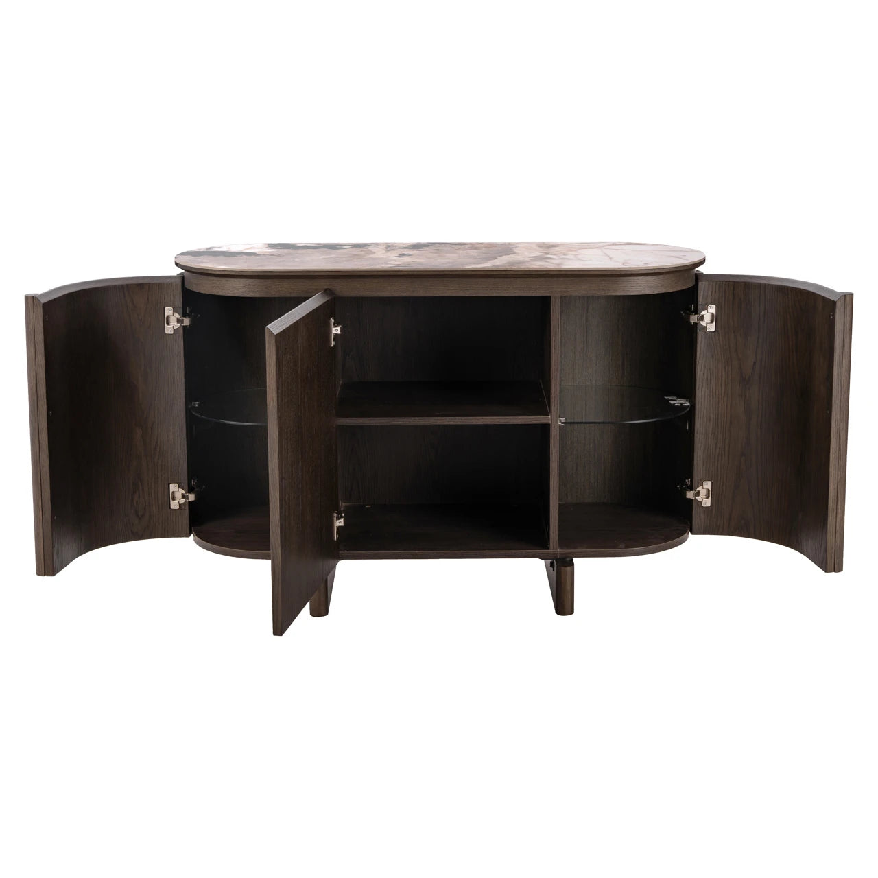 Sideboard Langford brun med 3 dører Richmond Interiors Skjenk