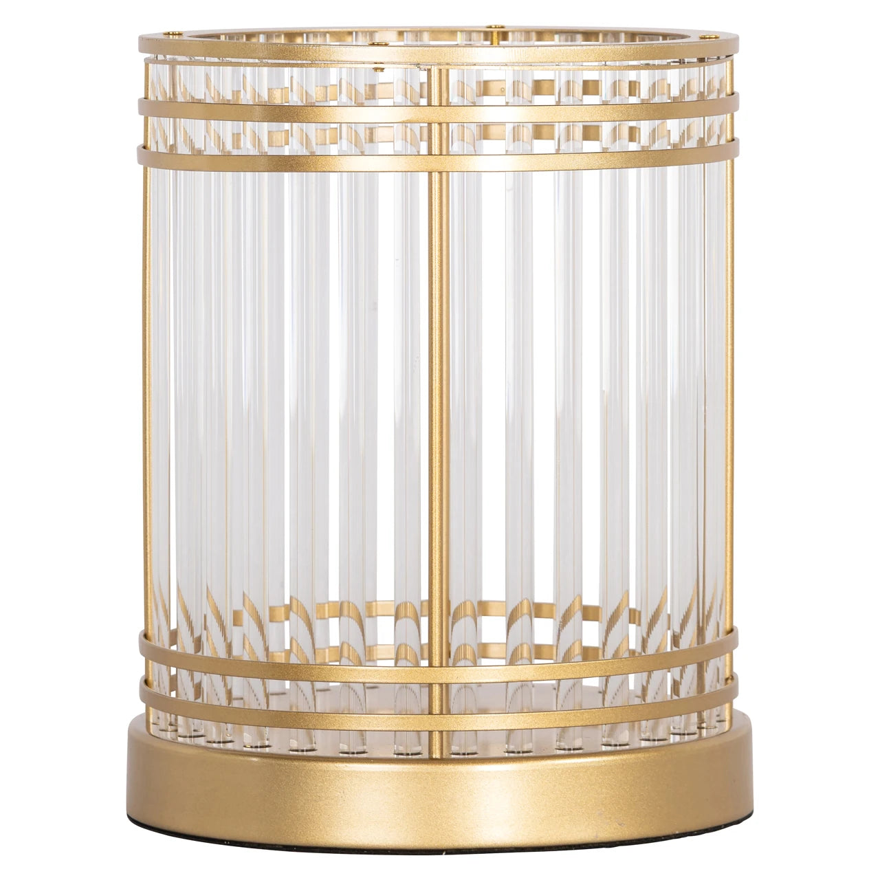 Hurricane light Dyara gold small Richmond Interiors Lanterne og lysglass