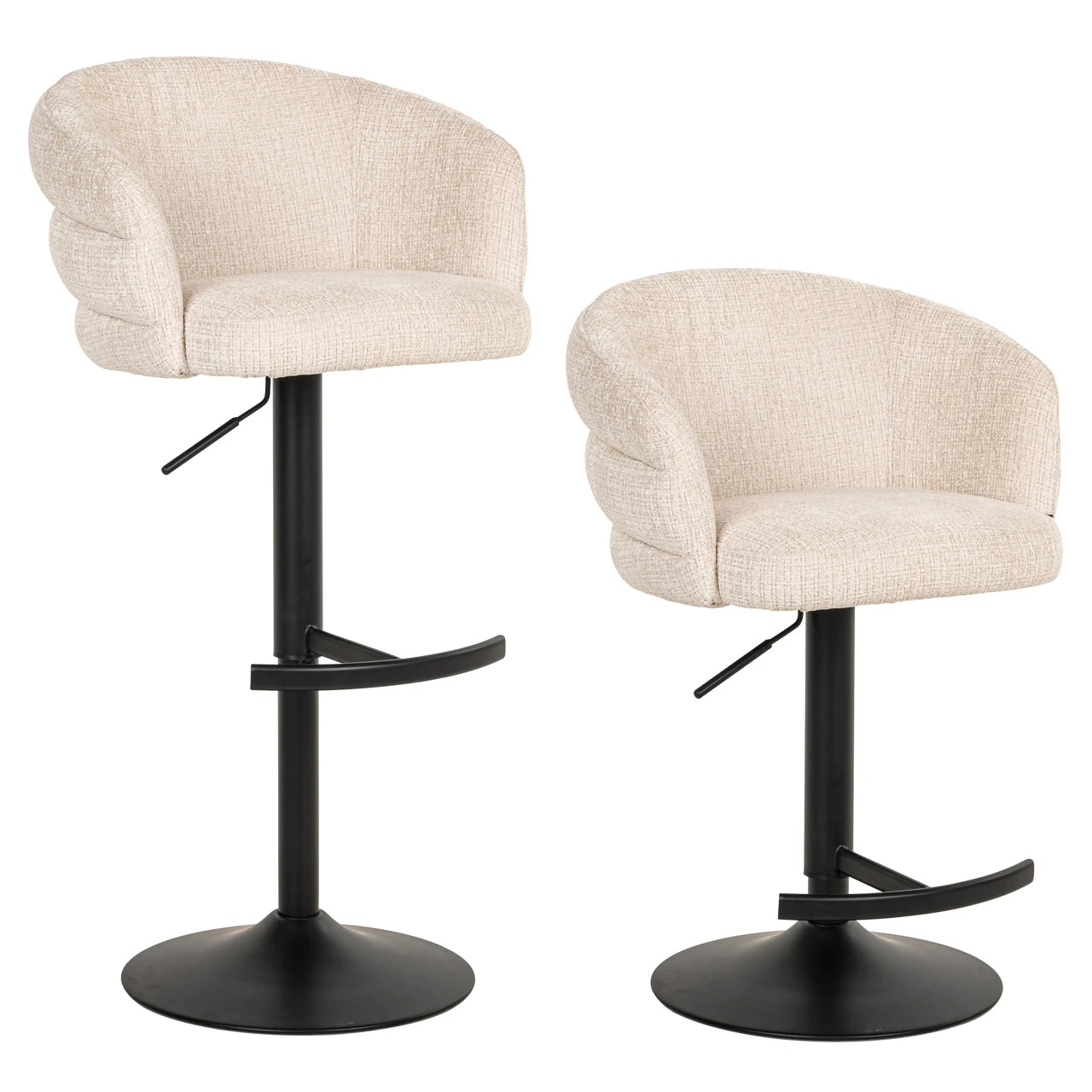 Bar stool Nikki niagara beige svingbar brannhemmende Richmond Interiors Barstol
