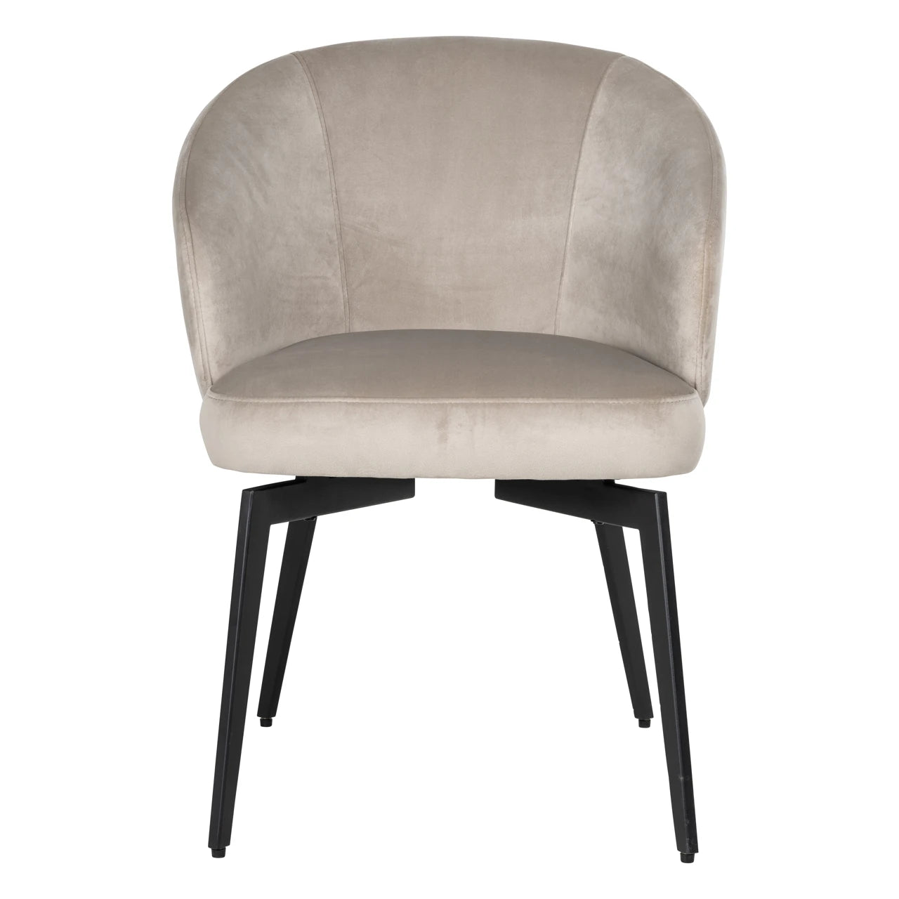 Spisestol Amphara khaki fløyel flammehemmende Richmond Interiors Spisestol