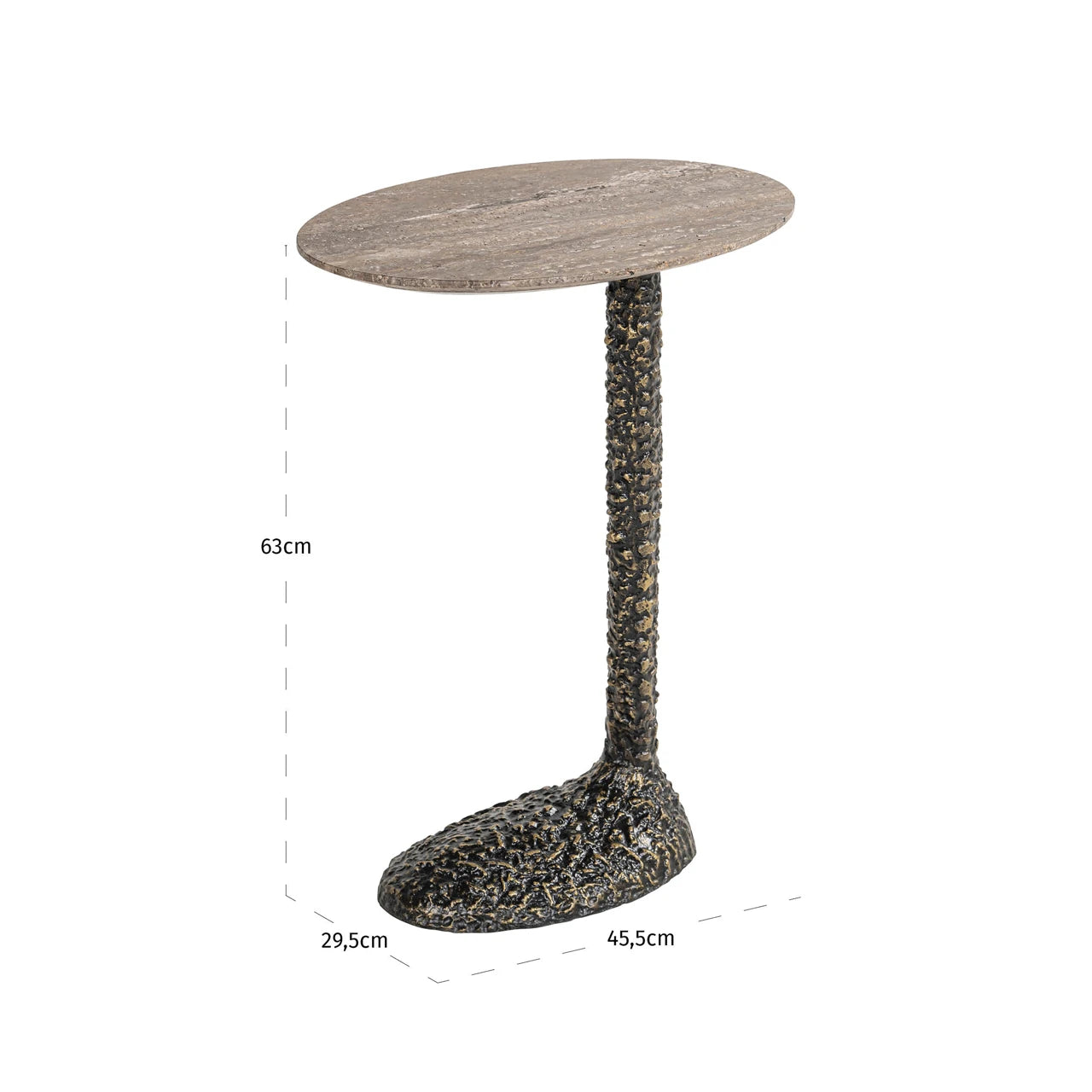Endebord Arosa brun Richmond Interiors Sidebord