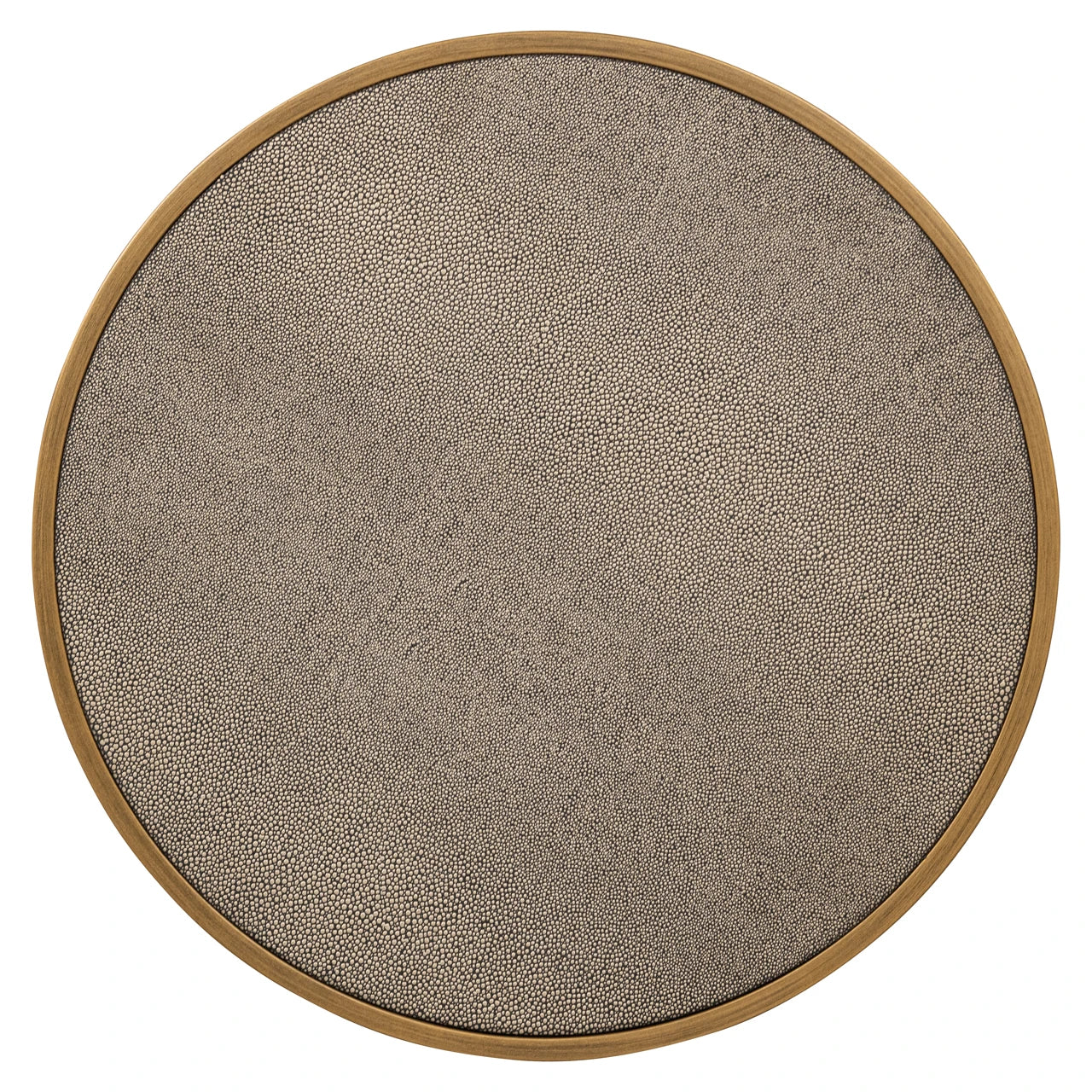 End table Bloomville messing shagreen inkl. glass sett med 2 Richmond Interiors Sidebord
