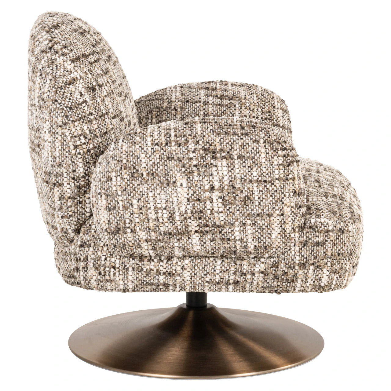 Loungestol Kagney brun omara svingbar Richmond Interiors Lenestol