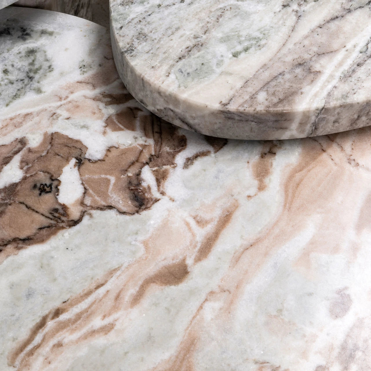 Kaffebord Camino Blush beige sett med 3 Richmond Interiors Sofabord