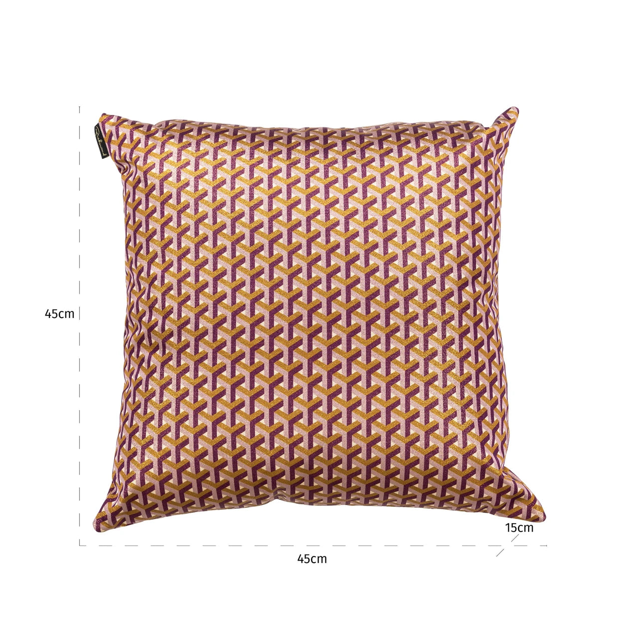 Cushion Pommelin støvrosa 50x50 Richmond Interiors Pute