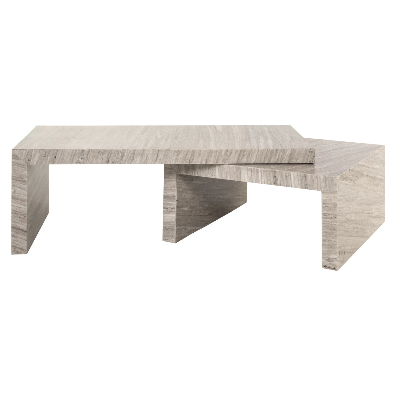 Salongbord Novaz sand Sett med 2 Richmond Interiors Sofabord