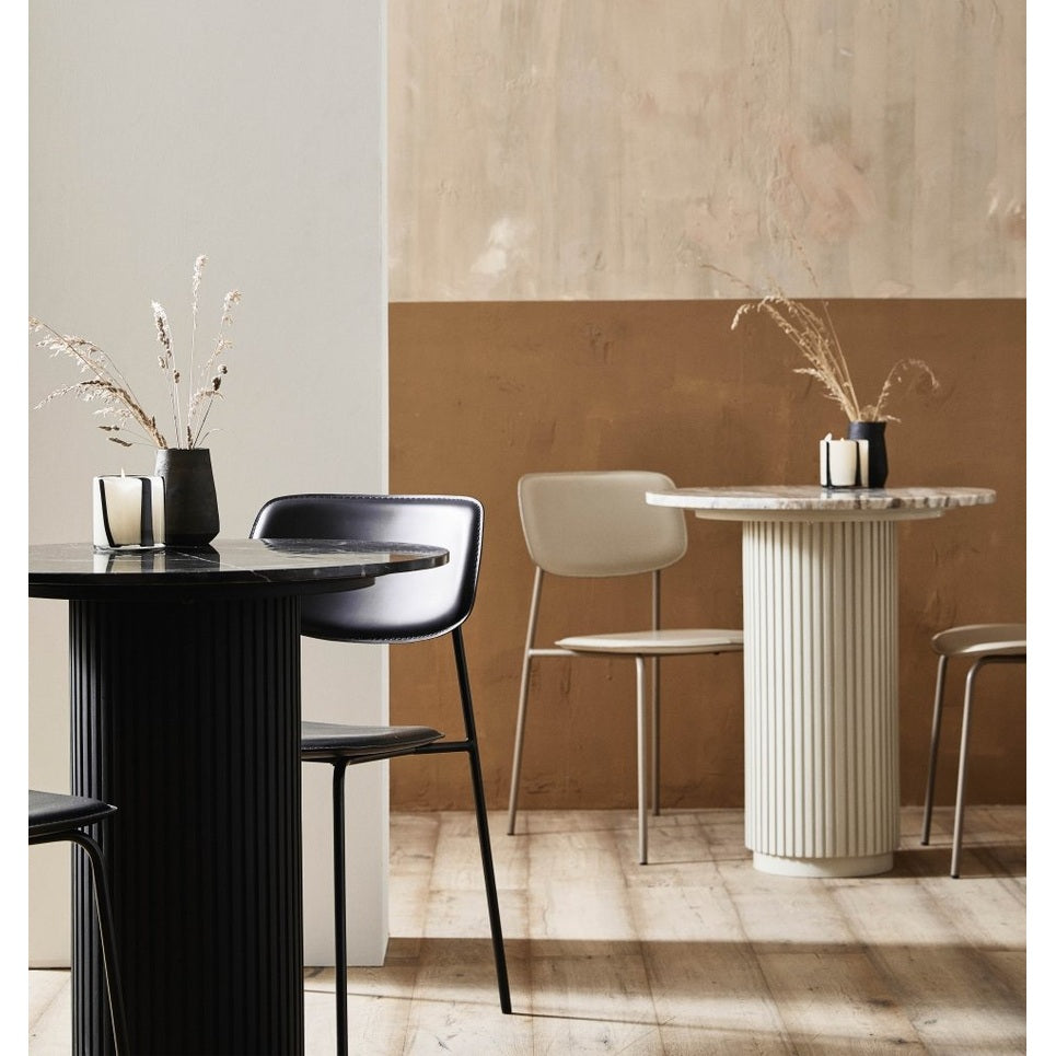 ERIE kaffebord i tre og marmor - sort Nordal TABLES