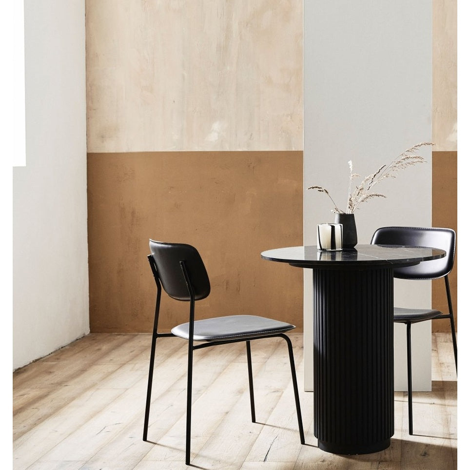 ERIE kaffebord i tre og marmor - sort Nordal TABLES