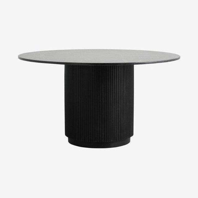 ERIE rundt spisebord i tre og marmor - ø140 cm - sort Nordal TABLES