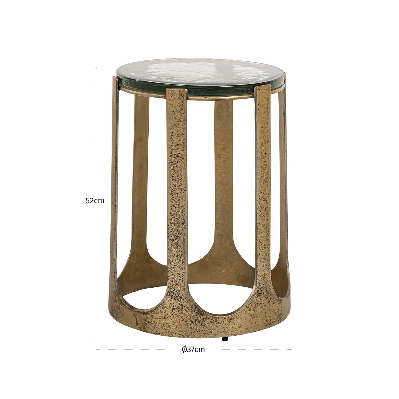 Endebord Rixo gull Richmond Interiors Sidebord