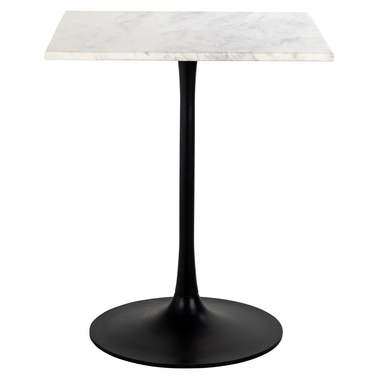 Bistrobord Carlten svart/hvit 65x65 Richmond Interiors Bordlampe