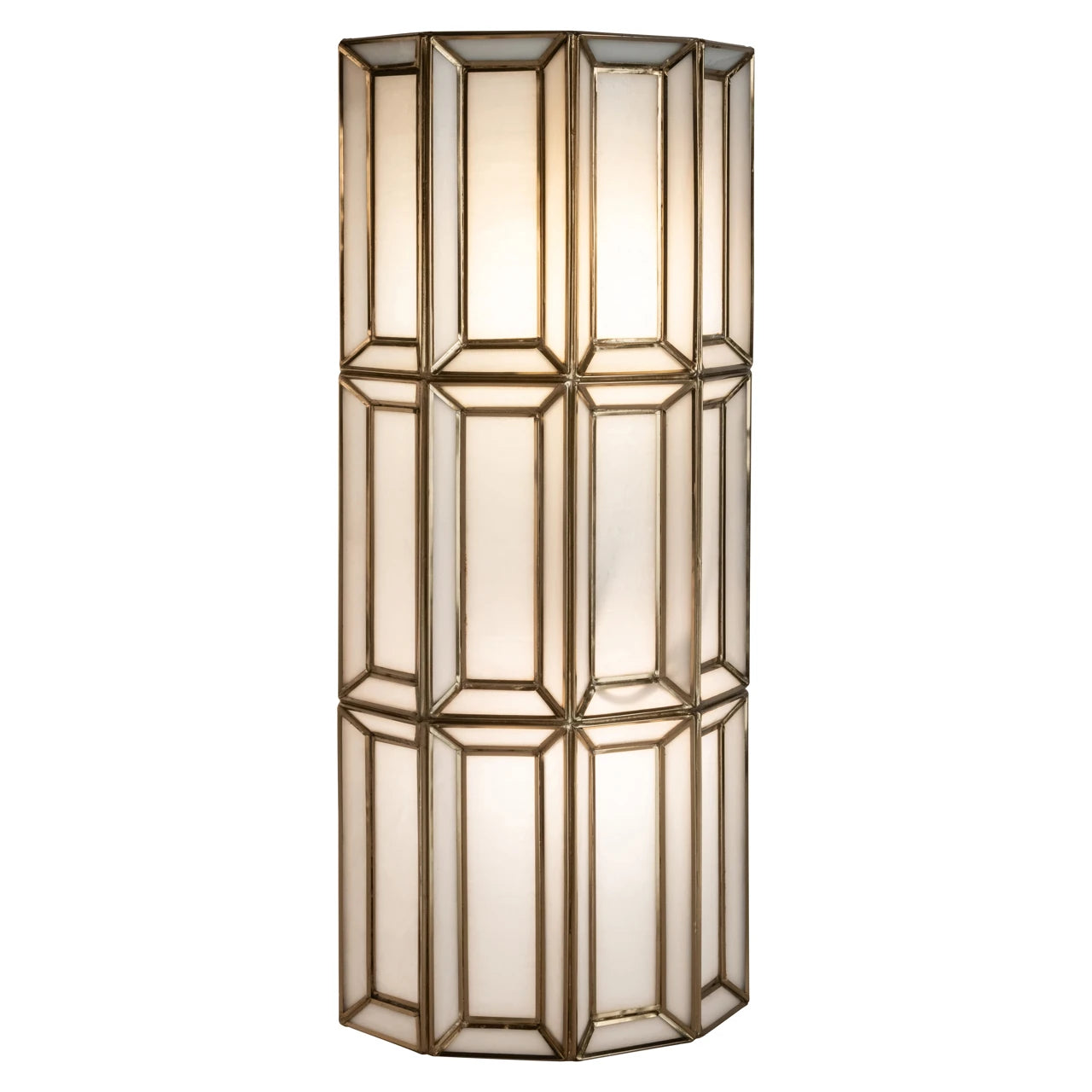 Vegglampe Opal messing antikk Richmond Interiors Vegglampe