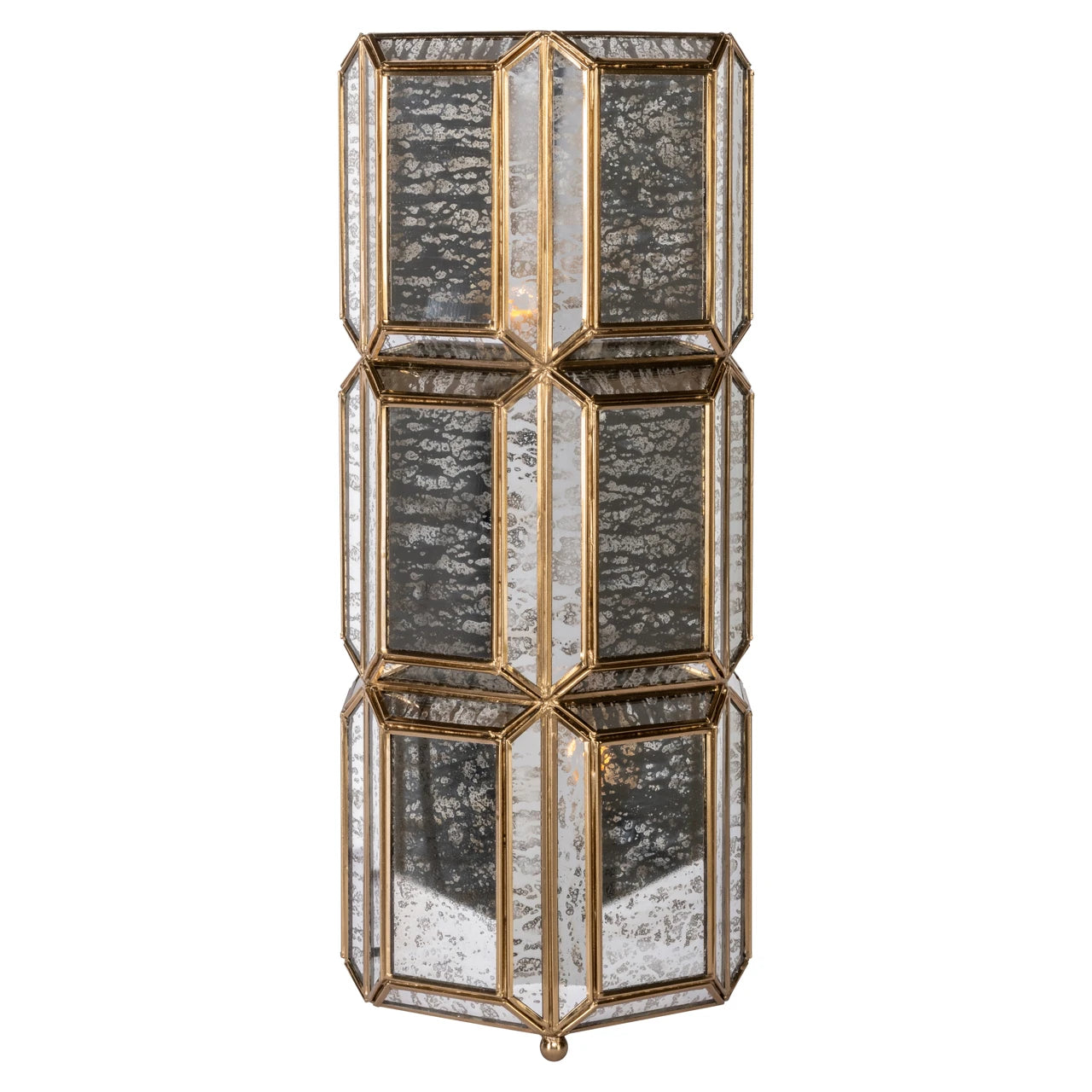 Bordlampe Yael messing antikk Richmond Interiors Bordlampe