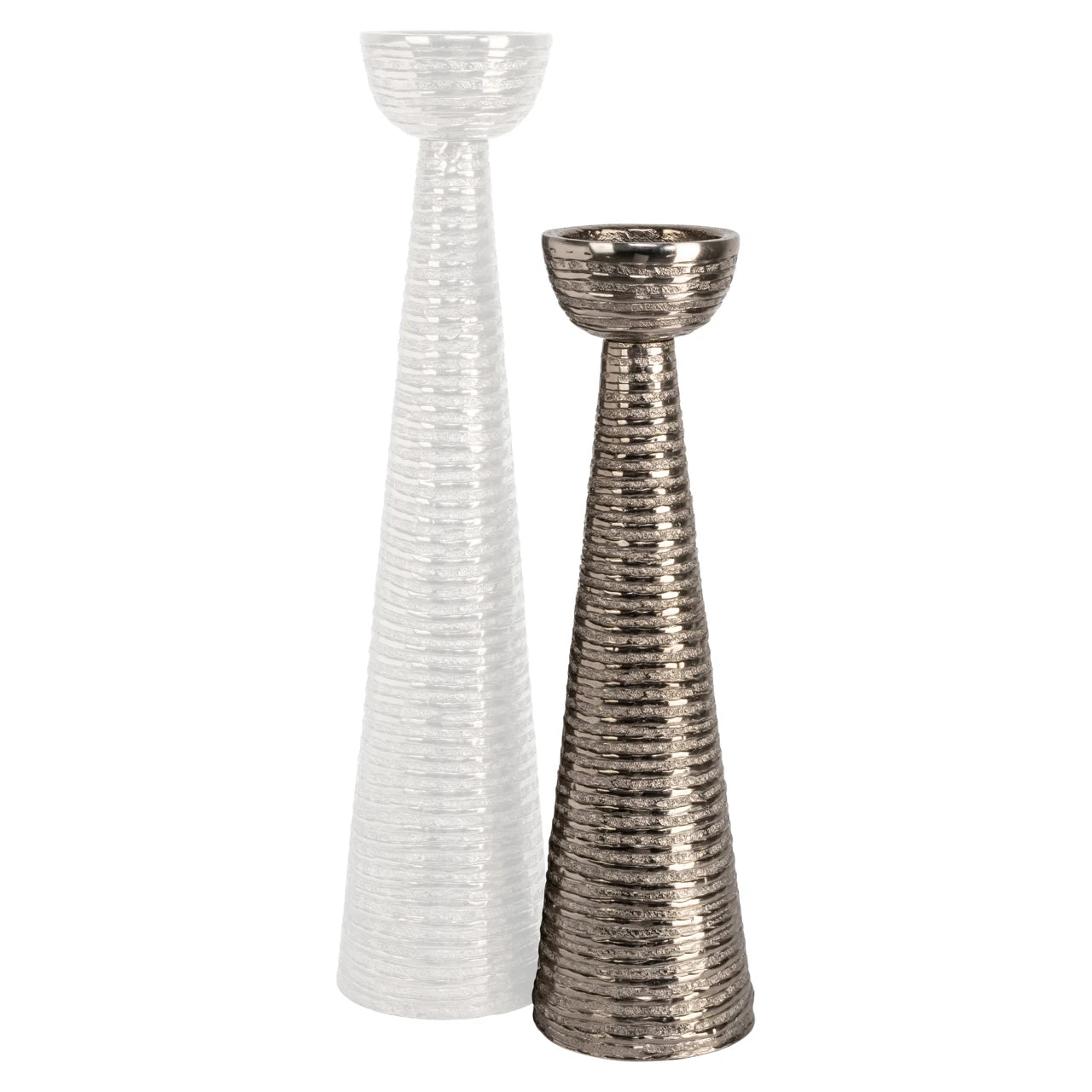 lysestake Jola messing antikk liten Richmond Interiors Lysestake