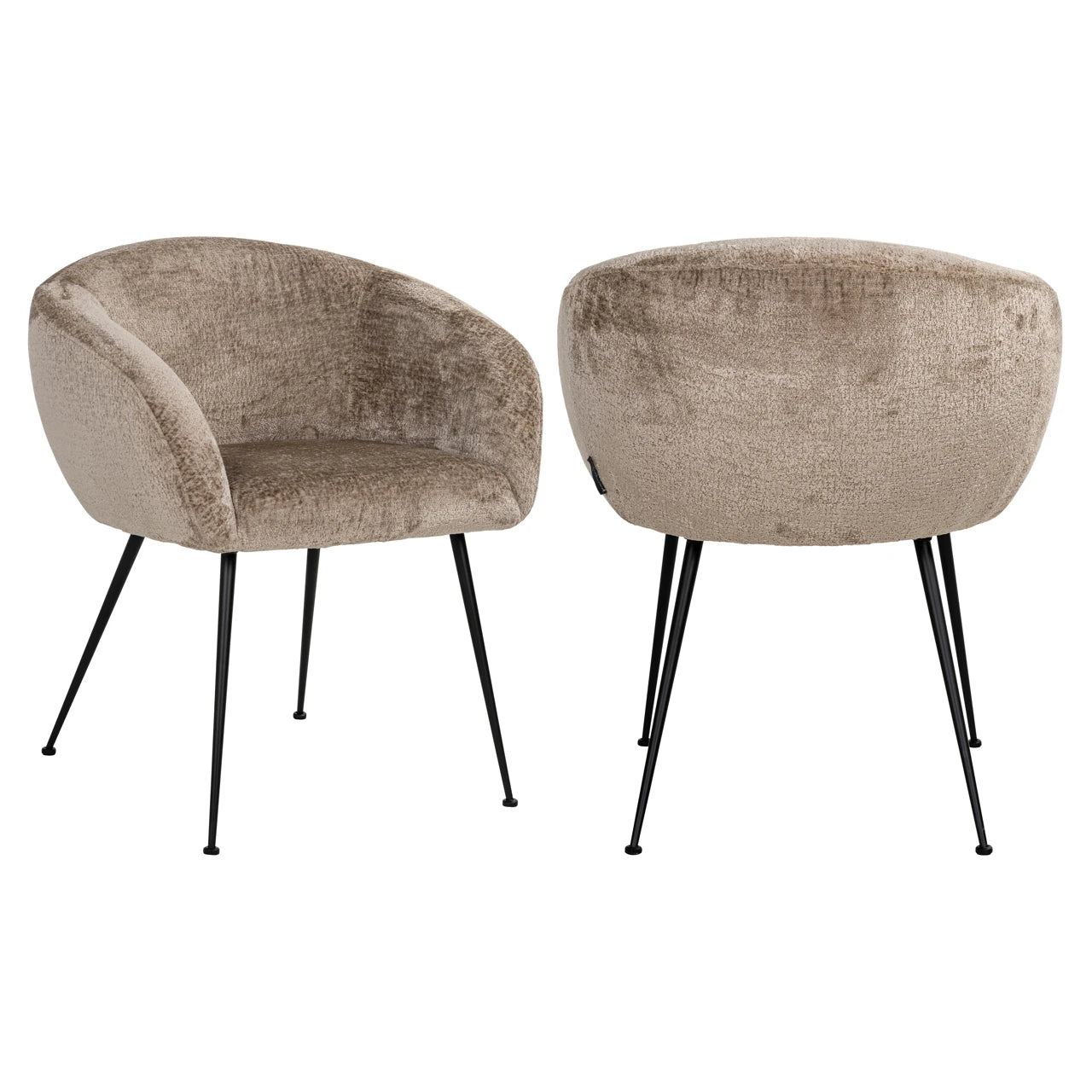 Spisestol Ruby taupe chenille Richmond Interiors Spisestol