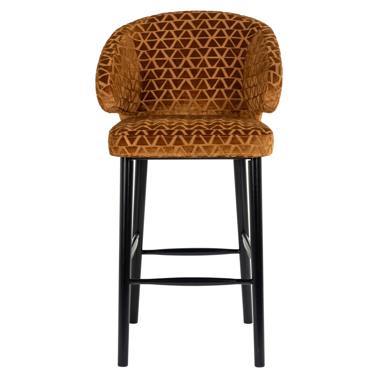 Barkrakk Indigo gammel gull trekant Richmond Interiors Barstol
