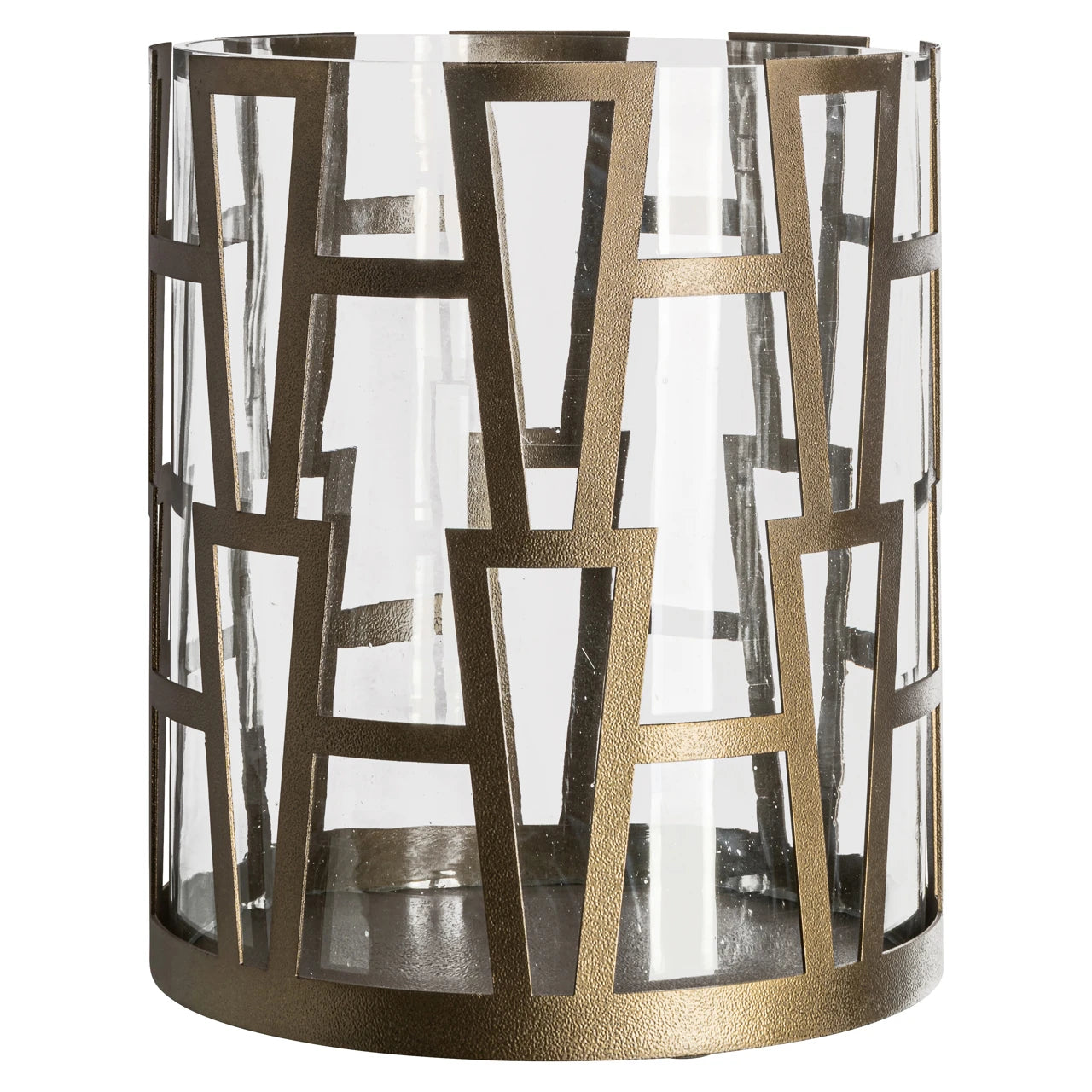 Hurricane light Shandy messing antikk stor Richmond Interiors Lanterne og lysglass