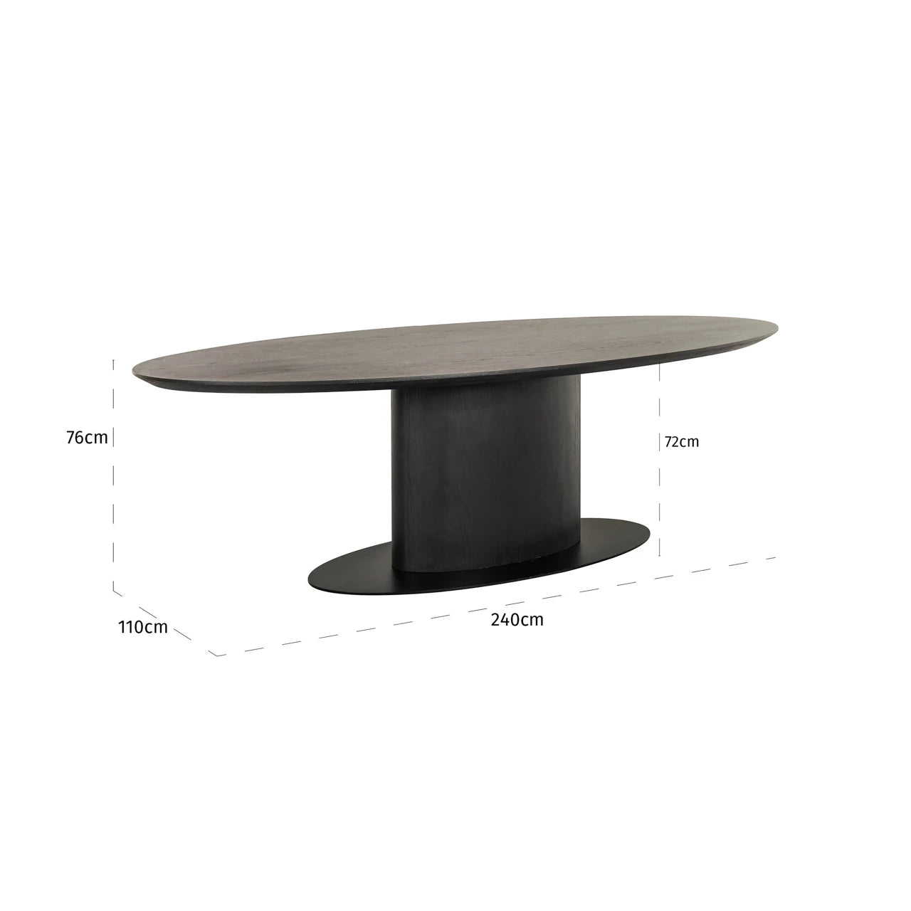 Spisebord Gordon mørk kaffe 240 Richmond Interiors Spisebord