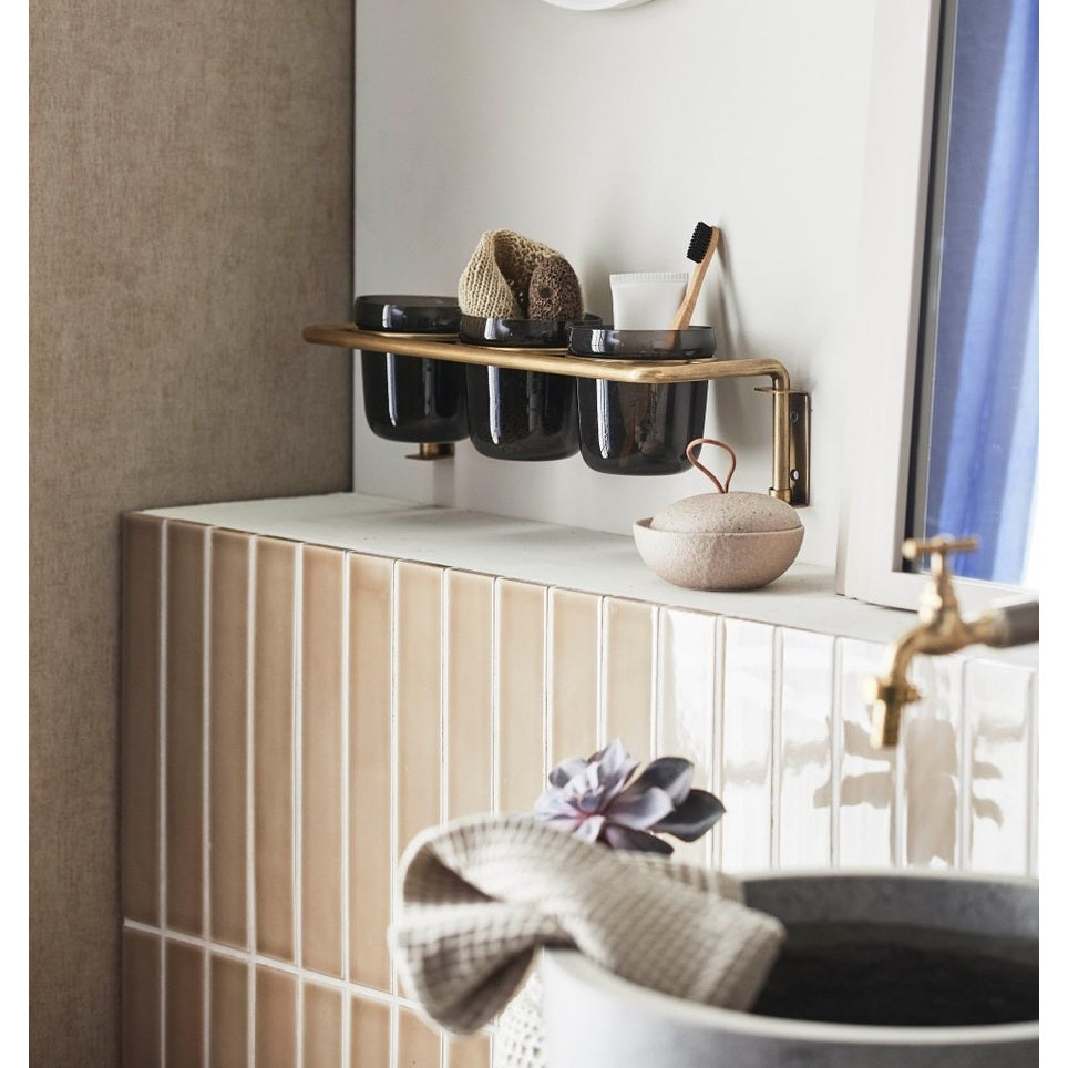 FIDRA-lagre - svart/messing finish Nordal KITCHEN AC