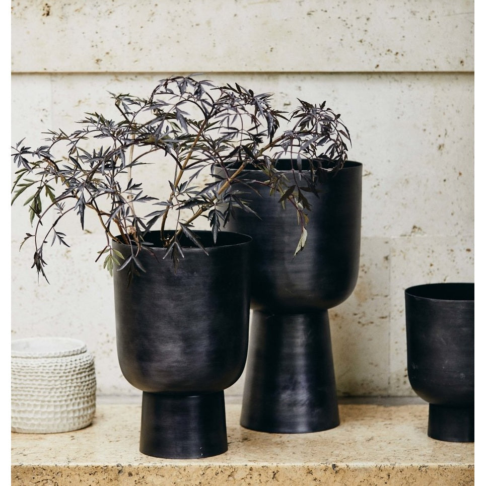 GALOA urtepotte, M-antrasitt Nordal INDOOR POT