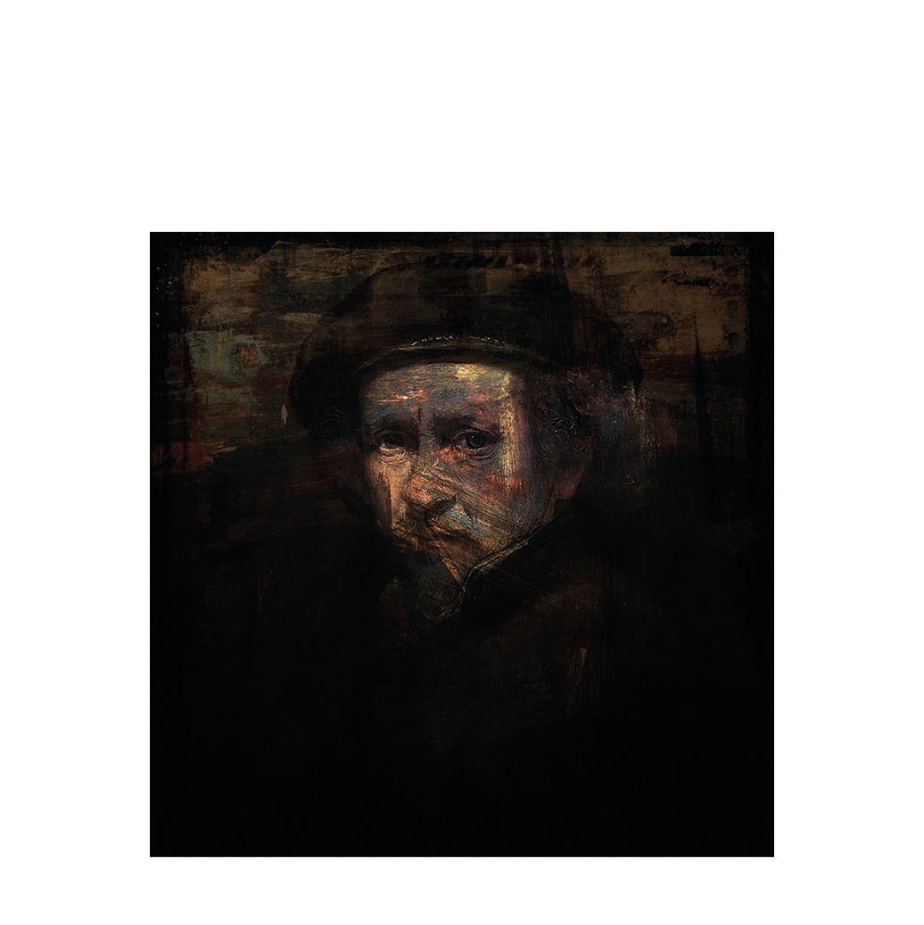 OLD REMBRANDT BLACK Artwood Bilde