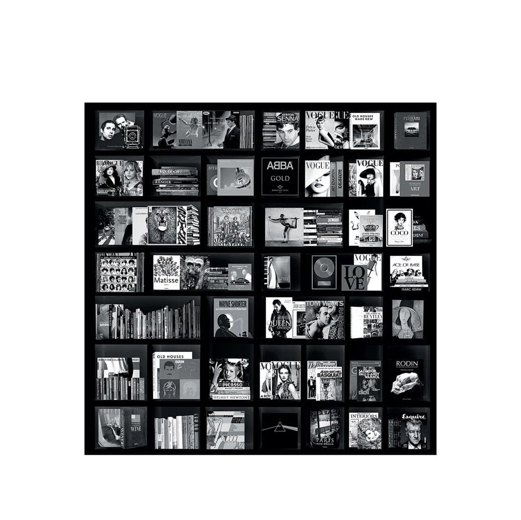 BOOKS CASE MUSIC BLACK Artwood Bilde