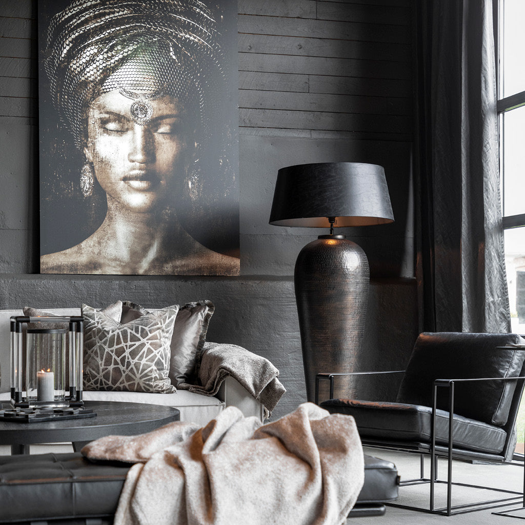 SHADE CLASSIC Leather ebony Outletvare Artwood Lampeskjerm