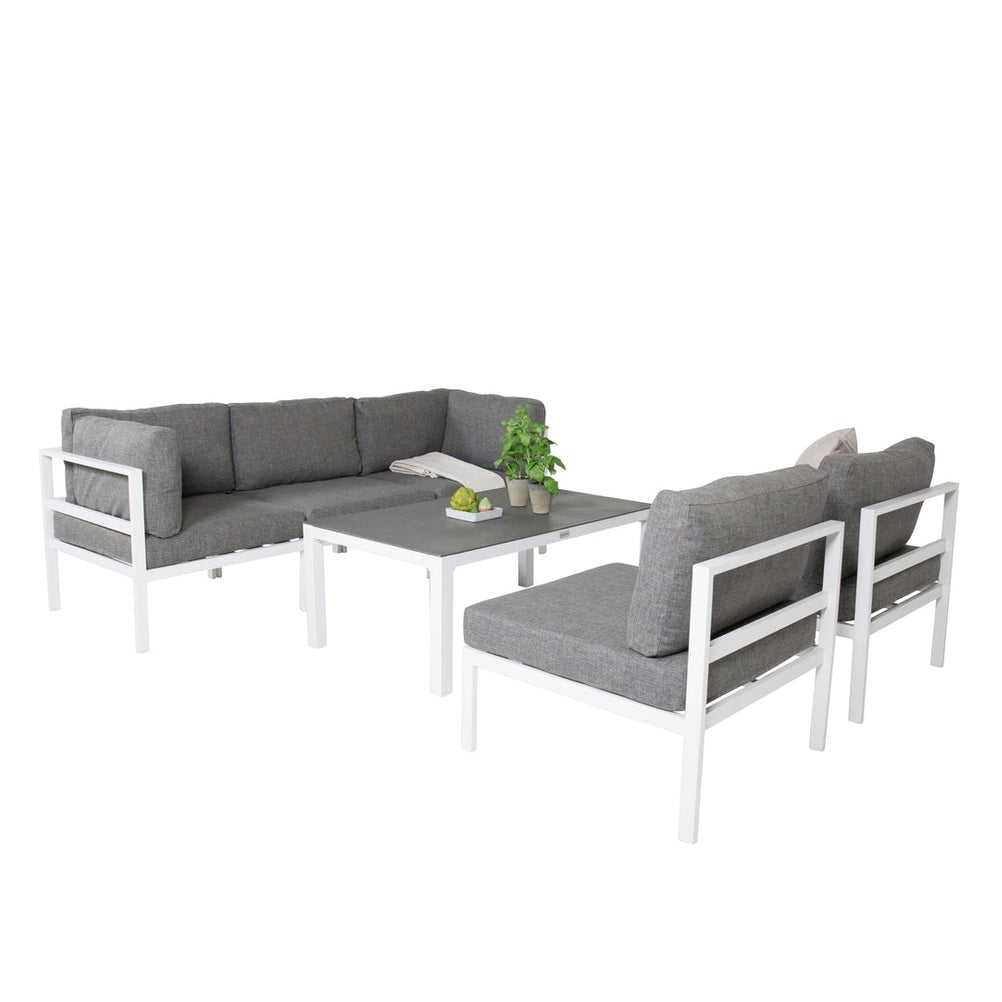 Louge set Copacabana sett 5 deler - Copacabana bord Venture Design Loungegruppe