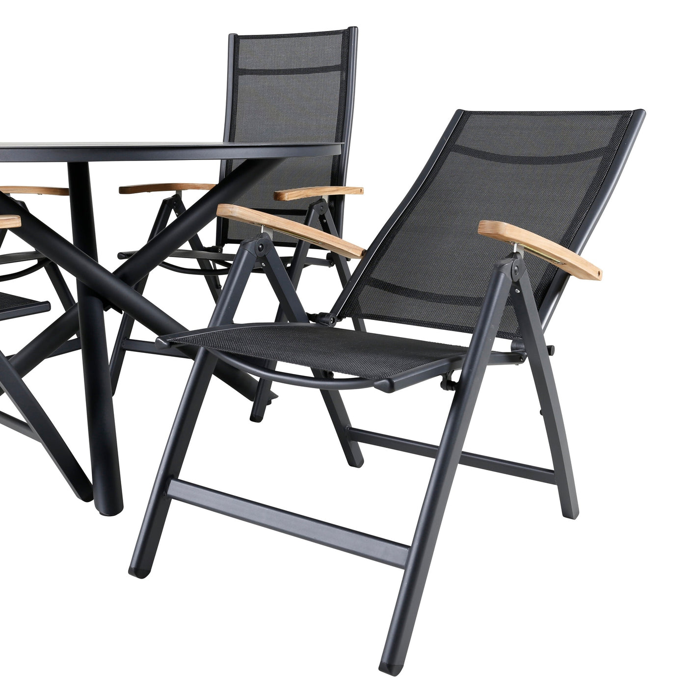 Alma spisebord ø120cm + Panama Light Stol Venture Design Spisegruppe