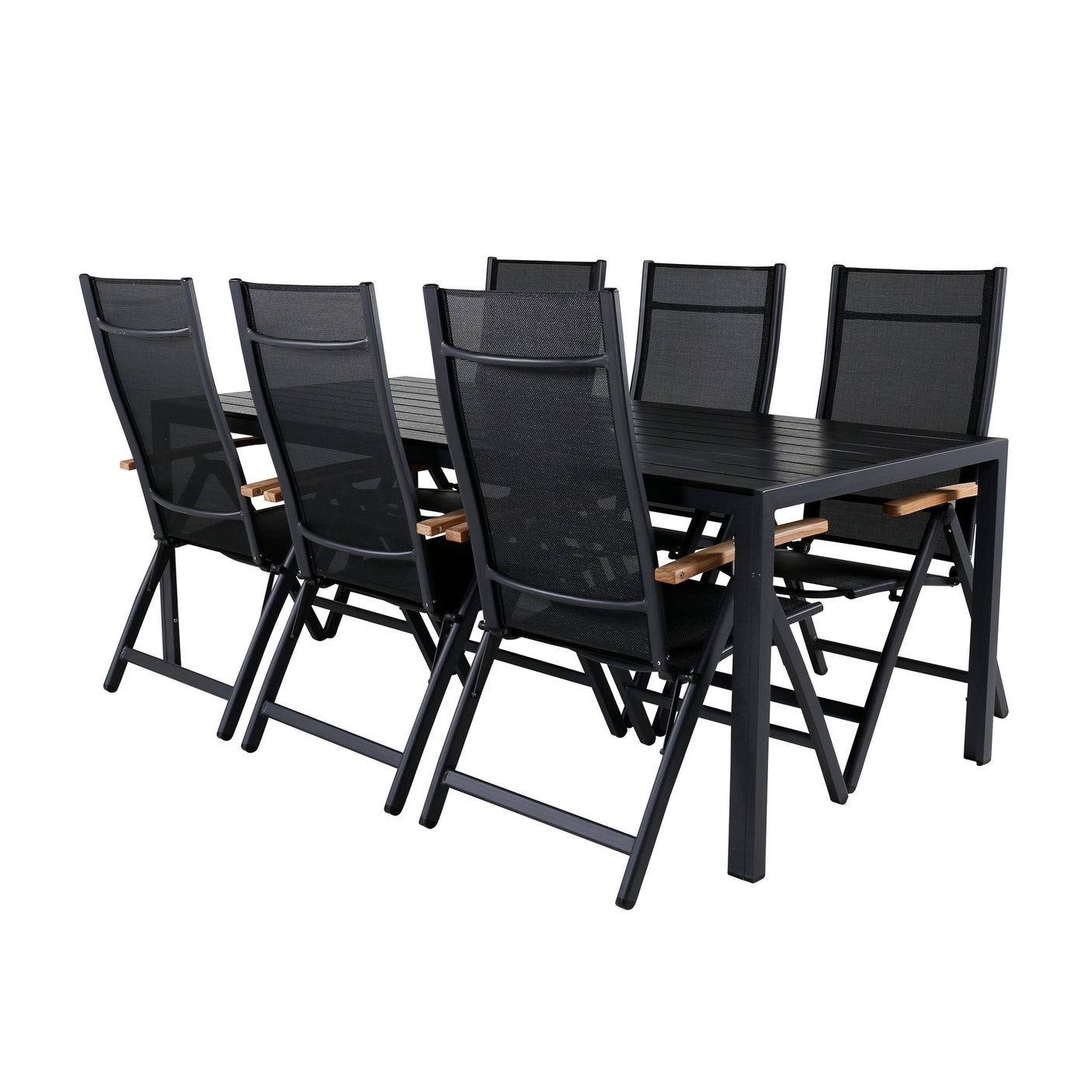 Break Table 205*90 + Panama lettstol Venture Design Spisegruppe