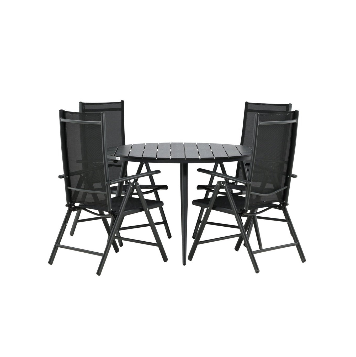 Break Spisebord Rundt 120ø + Break stoler Venture Design Spisegruppe