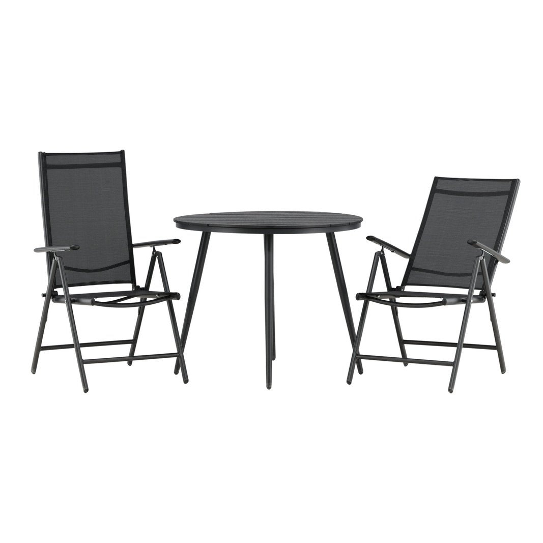 Break Spisebord Rundt 90ø + Break stoler Venture Design Spisegruppe