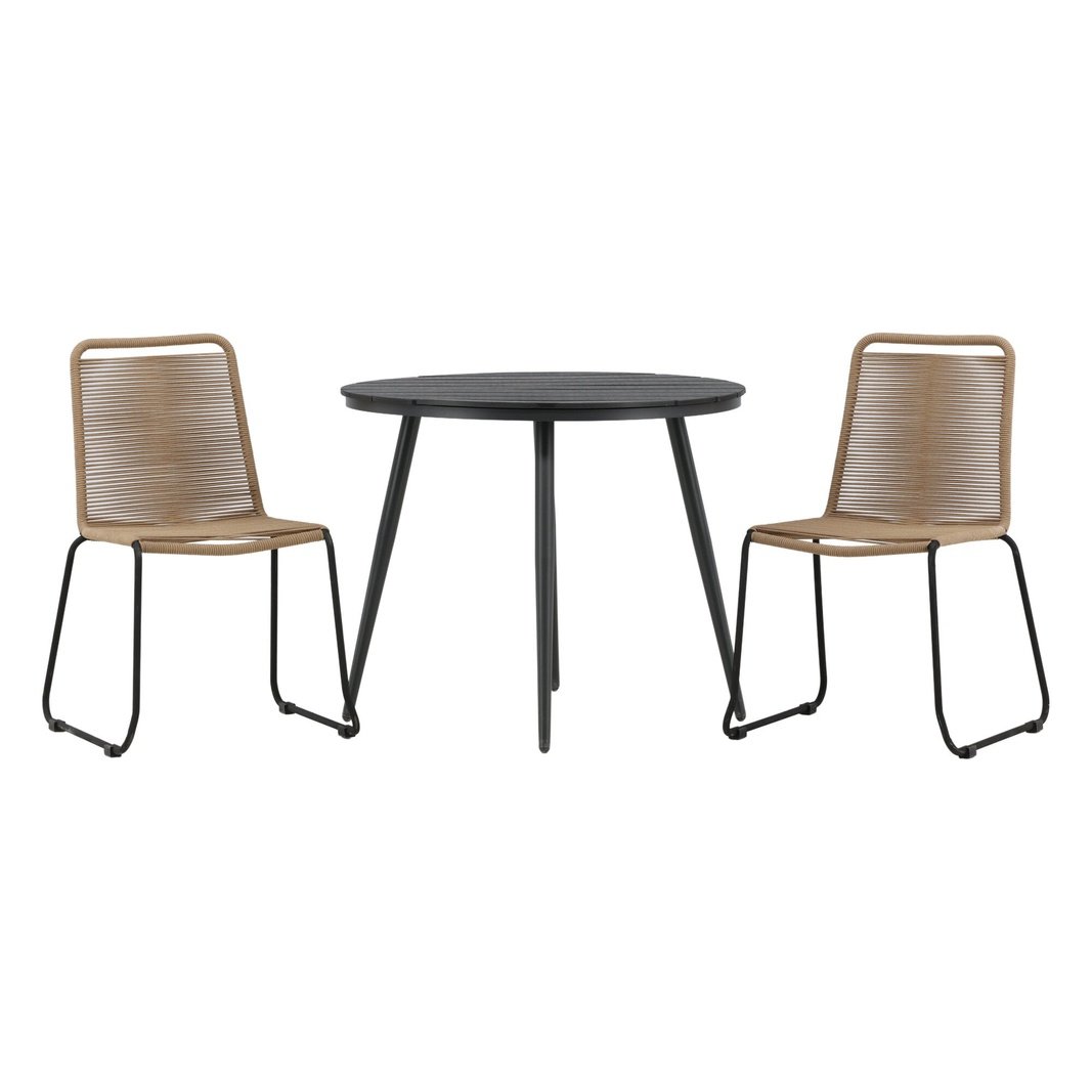 Break Spisebord Rundt 90ø + Lindos Venture Design Spisegruppe