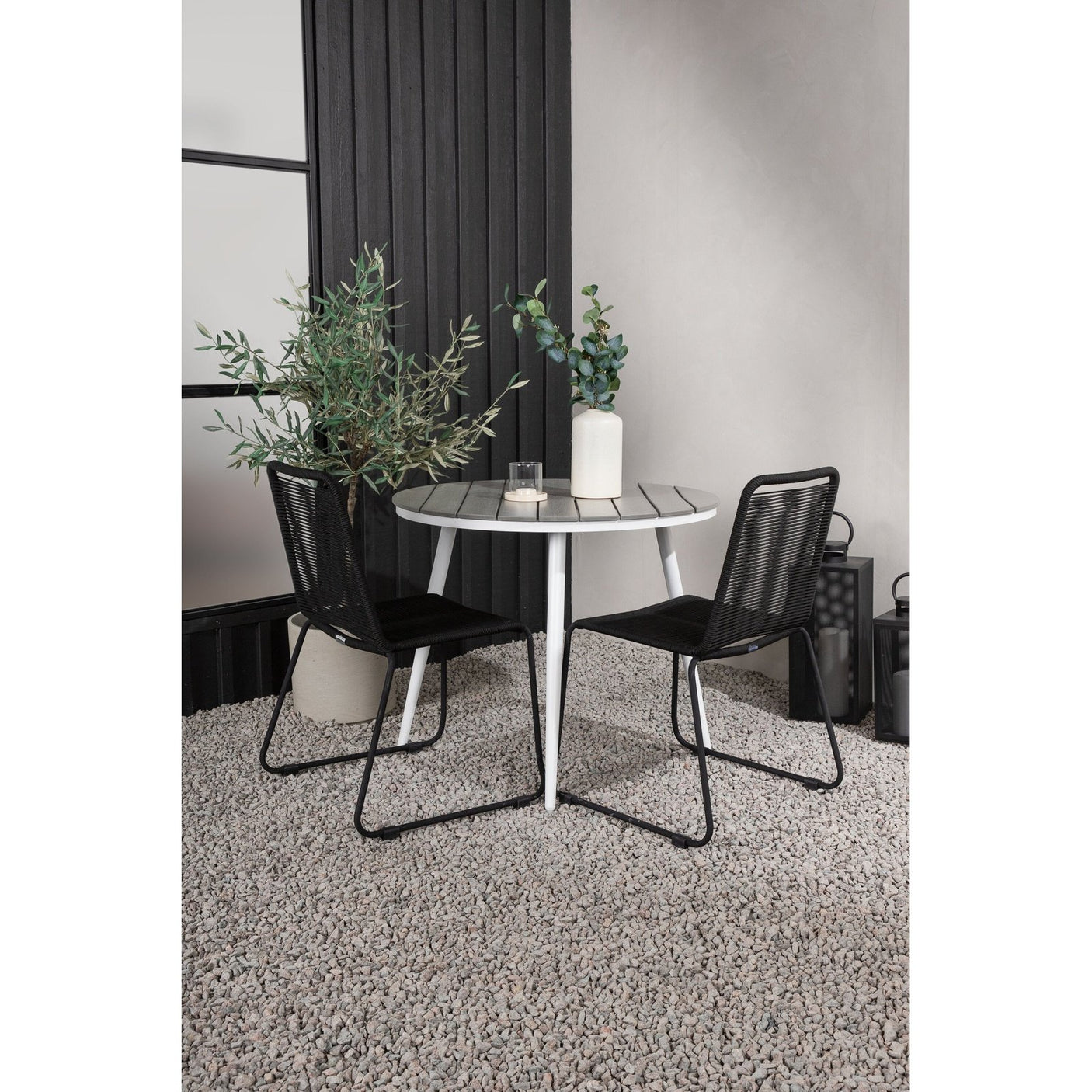 Break Spisebord Rundt 90ø + Lindos Venture Design Spisegruppe
