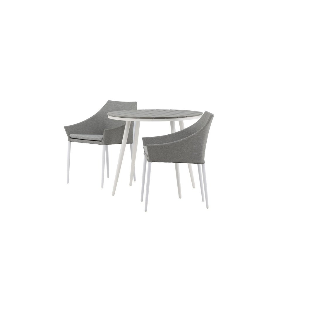 Break Spisebord Rundt 90ø + Spoga spisestoler Venture Design Spisegruppe