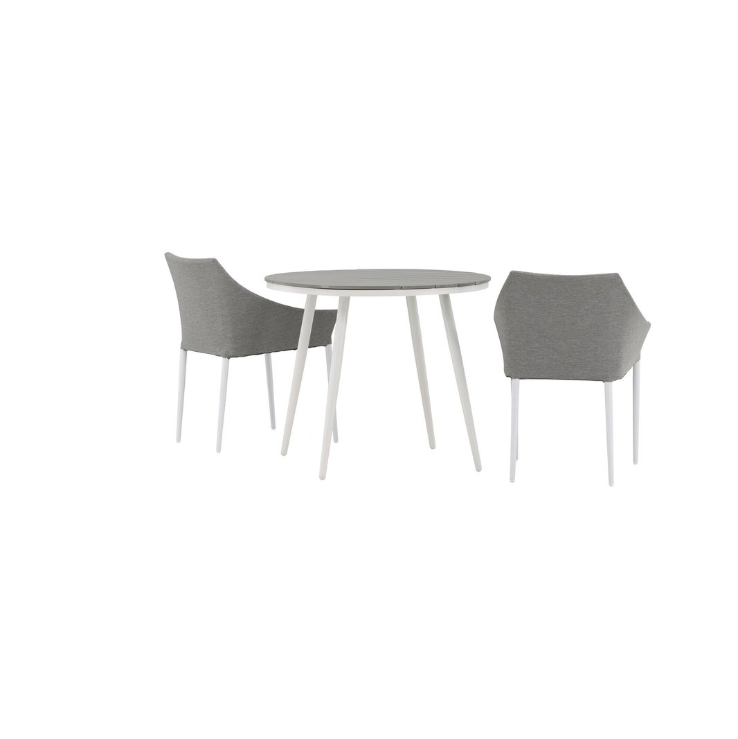 Break Spisebord Rundt 90ø + Spoga spisestoler Venture Design Spisegruppe