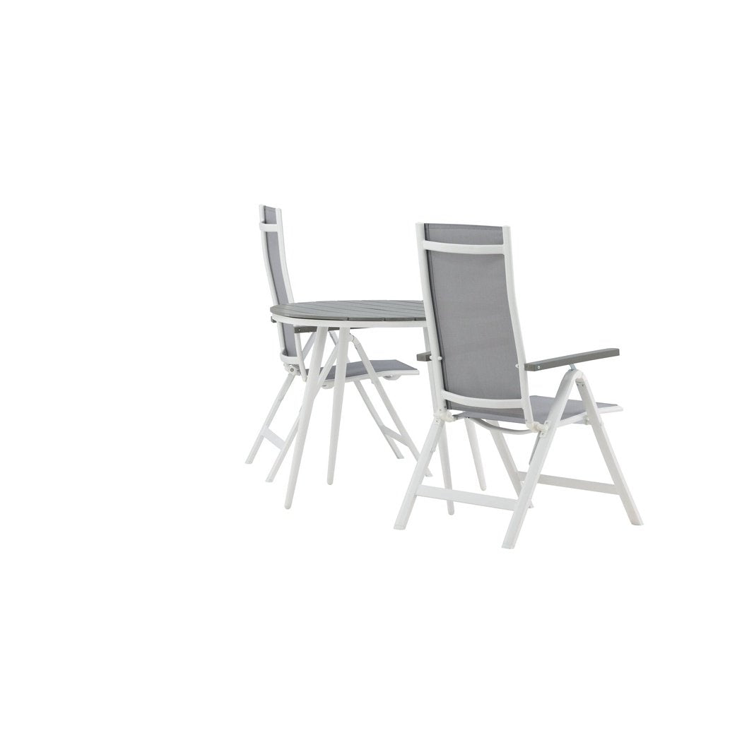 Break Spisebord Rundt 90ø + Albany Light Venture Design Spisegruppe